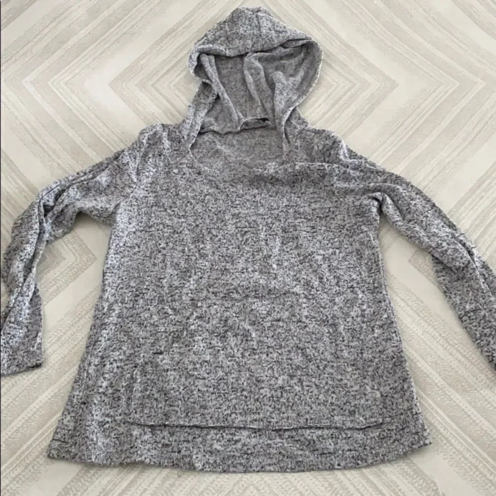 Pinc Premium Black & White Hooded Sweatshirt